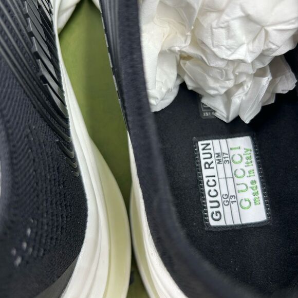 Men's Gucci interlocking G run sneakers size 13 made in Italy - Picture 9 of 10